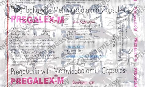 Pregalex M Strip Of 10 Capsules: Uses, Side Effects, Price & Dosage ...