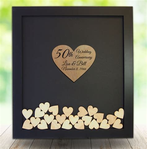 50th Anniversary Gift Ideas , 50th Anniversary Guest Book, 50th ...