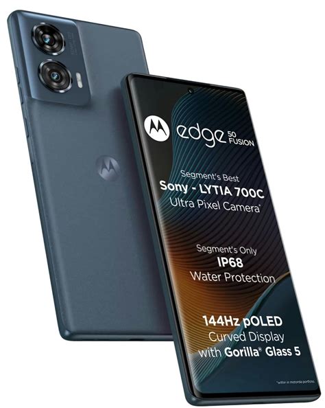 Motorola Edge 50 Fusion 5G (Forest Blue, 8GB RAM, 128GB Storage ...