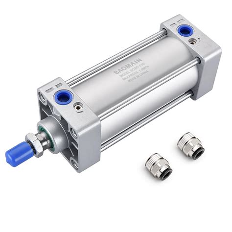 Baomain Pneumatic Air Cylinder SC 80 x 150 Pneumatic Air Cylinder,PT 3/ ...