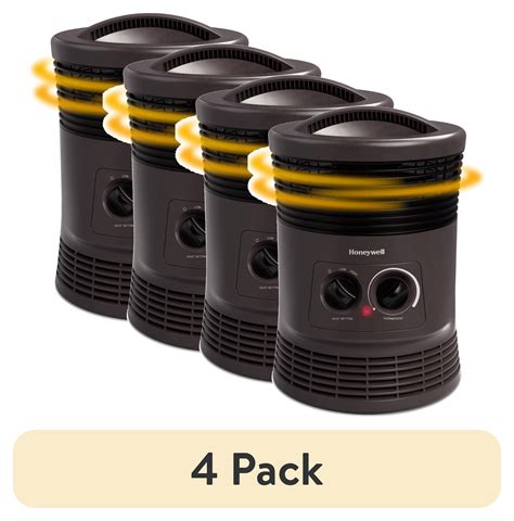 (4 pack) Honeywell 360 Surround Space Heater, Black, HHF360V - Walmart.com