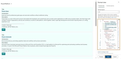 Image result for SharePoint List Web Part JSON Code