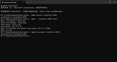 ADB PowerShell 的图像结果