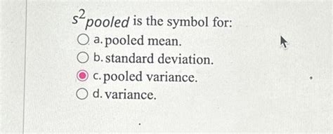 Pooled Variance Symbol 的图像结果