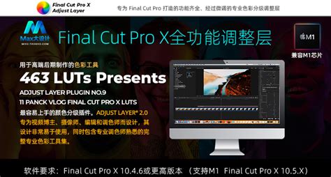 Final Cut Pro X调整层