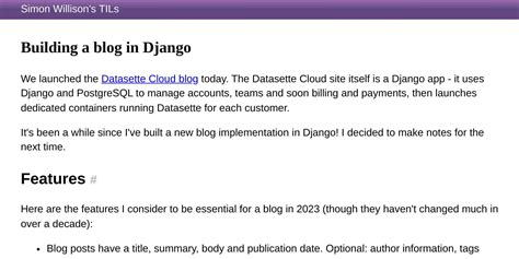 Image result for Django Blog Example