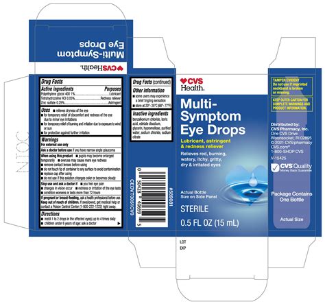 DailyMed - CVS MULTI-SYMPTOM EYE DROPS- polyethylene glycol 400 ...