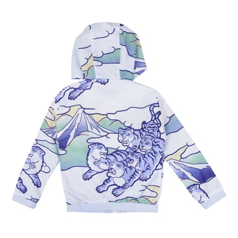 Blue Reversible Windbreaker Jacket | Les Petits - Les Petits