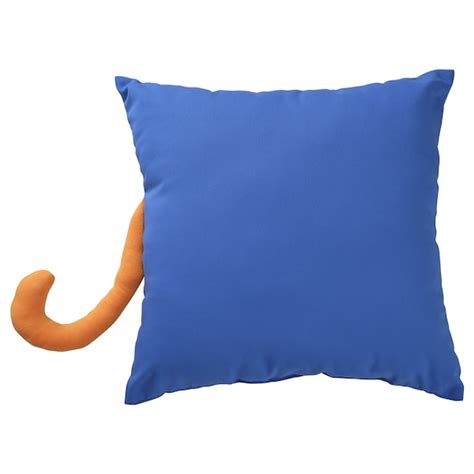 NATTHÄGER cushion, blue/tiger, 50x50 cm (20x20") - IKEA