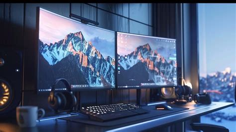 Image result for High Resolution Dual Monitor Desktop