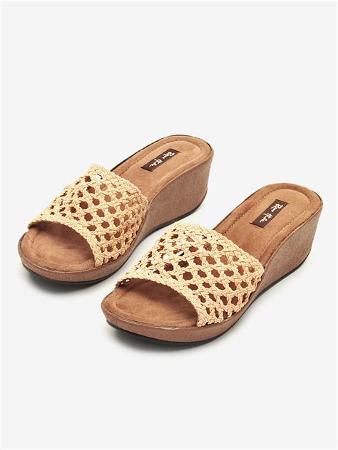 Lena Casual Wedges – Raw Hide