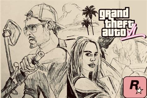 Image result for Gta 6 Loading Screen Drawing