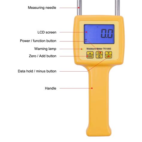 Buy Grain Moisture Meter Tester Portable Grain Moisture Meter for Corn ...
