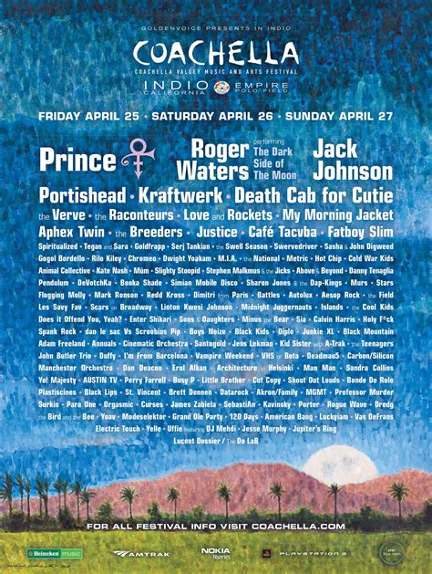 Every single Coachella headliner and lineup poster…