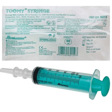 Image result for Toomey Syringe Chart
