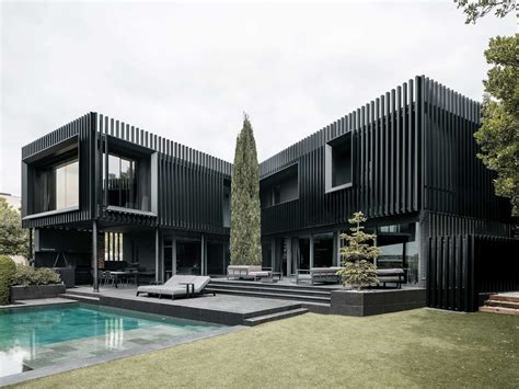 Black Modern House Exterior