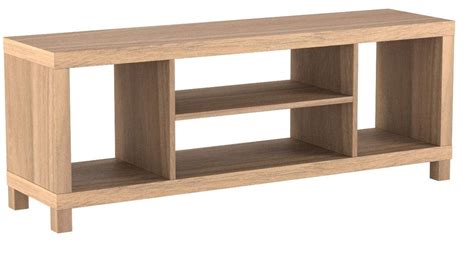 Generic Cross Mill TV Stand (Rustic Oak, 47.24 x 15.75 x 19.09 Inches ...
