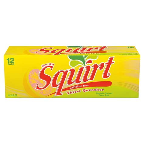 Squirt Citrus Soda Thirst Quencher, 12 fl oz, 12 count - ShopRite