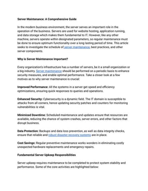 Image result for Server Maintenance