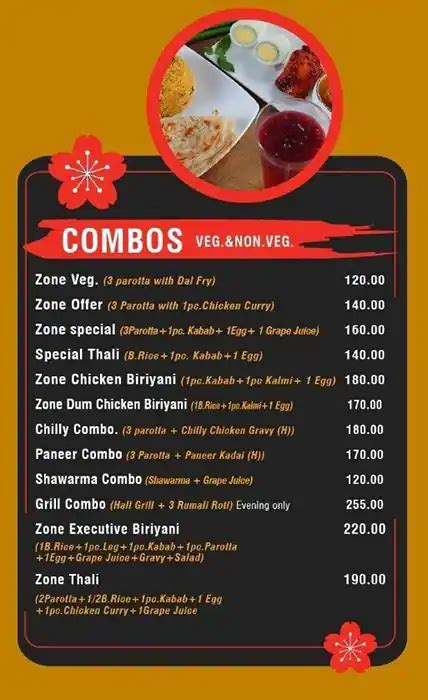 Menu at New Kabab Zone, Bengaluru, 82/1