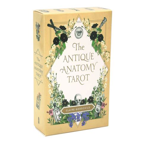 The Antique Anatomy Tarot 78 Card Deck Full English Divination ...