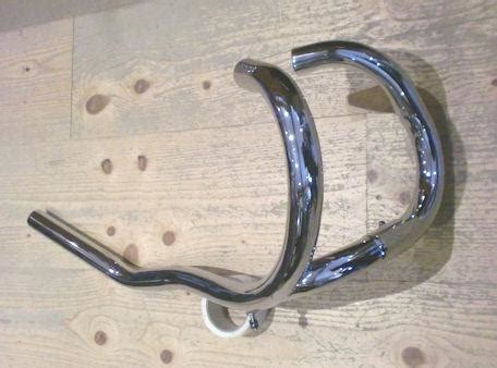 AJS/Matchless 650cc Siamese Exhaust Pipe 1 5/8" 1960 on CS Mod. upswept ...