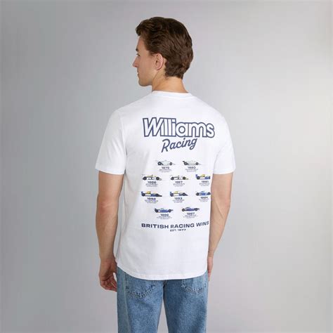 Williams Racing Champions White Tee | Shop Now | Atlassian Williams Racing