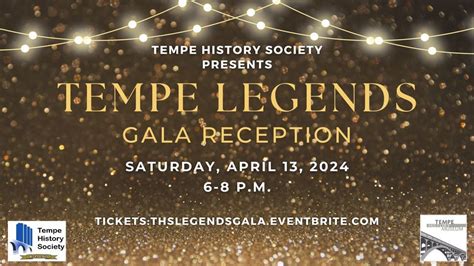 Tempe History Societys Legends Gala Reception, Tempe History Museum, 13 ...