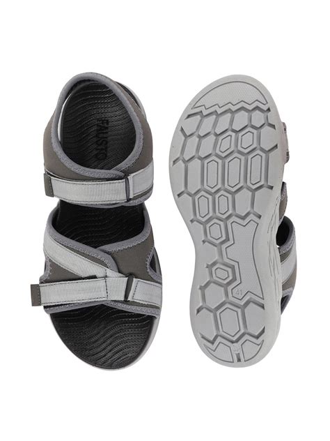 Shop Men Grey Outdoor Sports Phylon Sole Flexi Sandals & Floaters Online