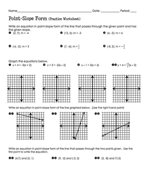 Image result for 8th Grade Math Slope Worksheets