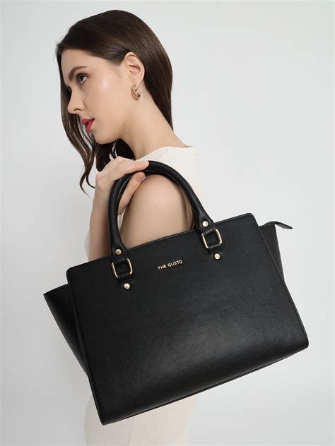 Buy Elora Satchel Sling - Black | The Gusto