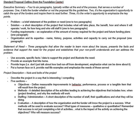 Image result for Project Plan Outline Example