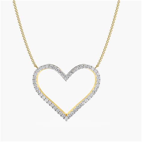 Lush Heart Lab Diamond Pendant