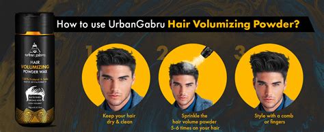 Buy Urbangabru Hair Styling Combo Kit - Hair Volumizing Powder Wax (10 ...