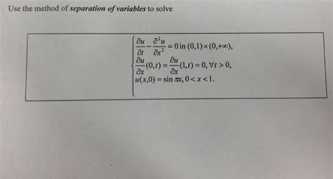Image result for PDE2 Method of Separation of Variables Solved Examples
