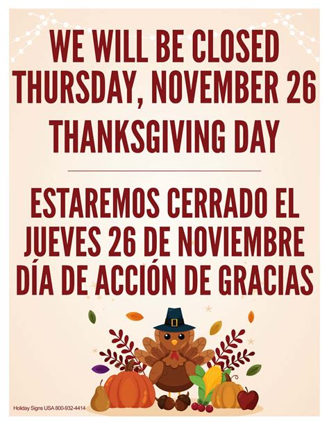 Holiday Signs Set #5 - Vertical - English/Spanish - Holiday Signs USA