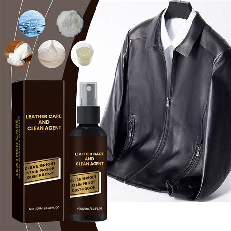 WYBXZ Leather Jacket Care Cleaner, Leather Conditioner and Leather Cleaner, Cleans and Protects ...