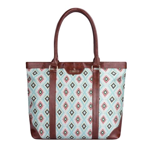 THE CLOWNFISH Miranda Series 15.6 inch Laptop Bag For Women Printed Ha ...