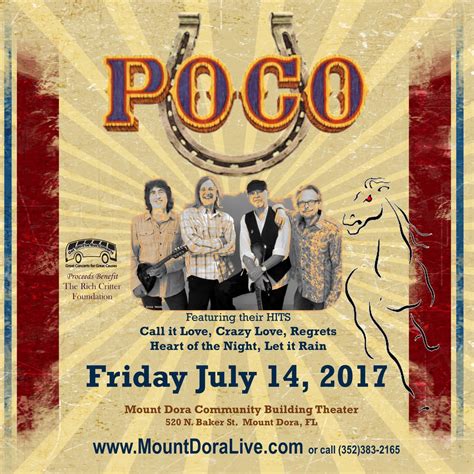 An Evening with Poco in Mount Dora -- Visit Mount Dora, Inc. | PRLog
