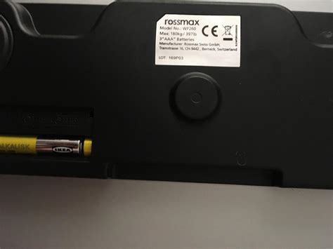 Rossmax WF260 Body Fat Monitor Silver - Smart BMI Analyzer, Accurate ...