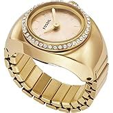 Buy Fossil Watch Ring Gold dial ES5246 for Women, Analog, Stainless ...