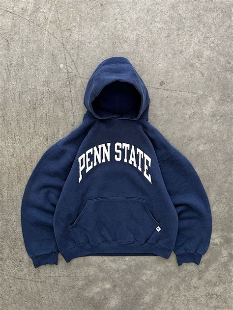 FADED NAVY “PENN STATE” RUSSELL HOODIE - 1990S | Streetwear men outfits ...