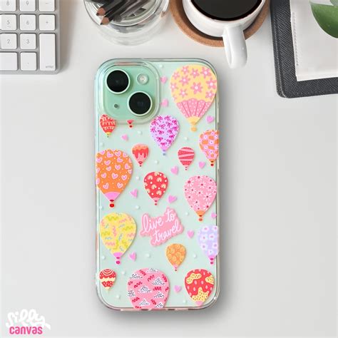 Clear Silicone Case Live to Travel – sillycanvas