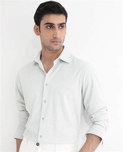 Rare Rabbit Men's Exclo Pastel Blue Polyester Jacquard Regular Fit Ful