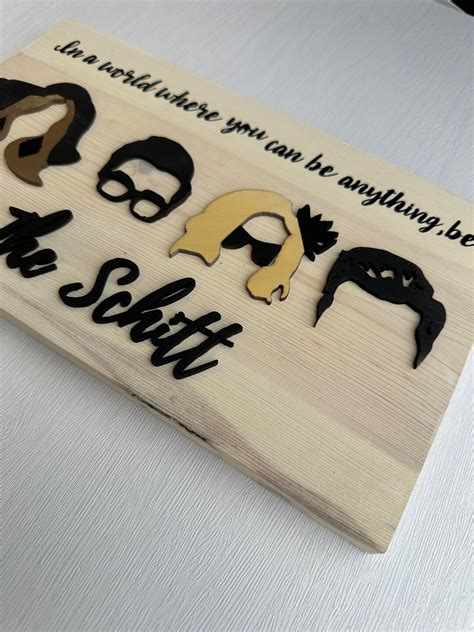 Be the Schitt Shelf Sitter Plank Cute Office Desk Decor David Rose ...