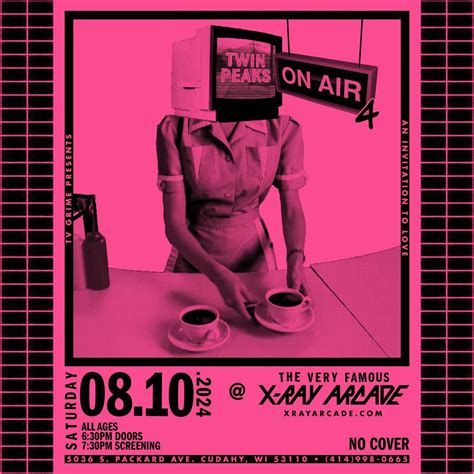 TWIN PEAKS ON AIR 4 AT X-RAY ARCADE, X-Ray Arcade, Cudahy, 10 August ...