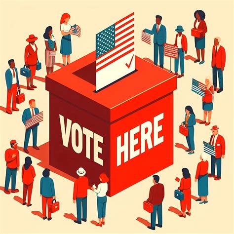 Modern Image of People Voting 的图像结果