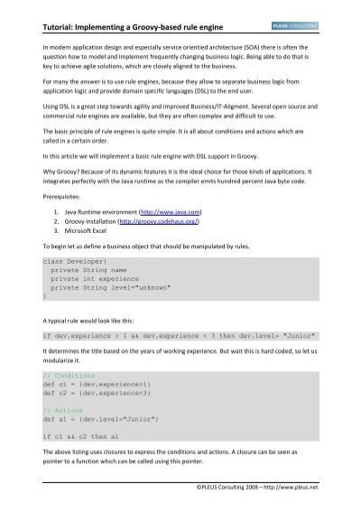 Creating Rule Engine Using Groovy Scripts in Java 的图像结果