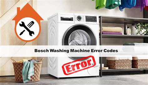 Image result for Bosch Washing Machine Error Code F18