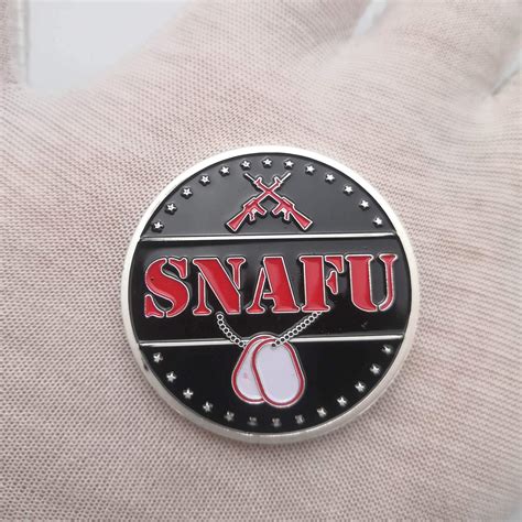 Buy Decision Making Flipping Coin FUBAR Snafu Challenge Coin (Silver ...